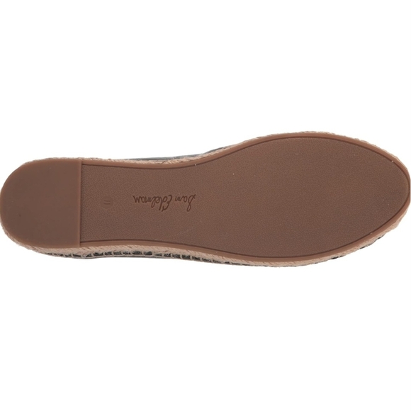 BNWT Sz US 7.5 Sam Edelman Kai Black and Tan Slip-On Leather Loafers Espadrille - Picture 11 of 13